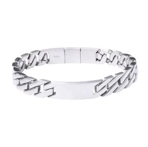 Cinturino per Orologio Tennis Trendy in Acciaio Inossidabile 316 Placcato <span class=keywords><strong>Oro</strong></span> 18K PVD, Catena a Maglie Spesse, Gioielli alla Moda - Product Image 2