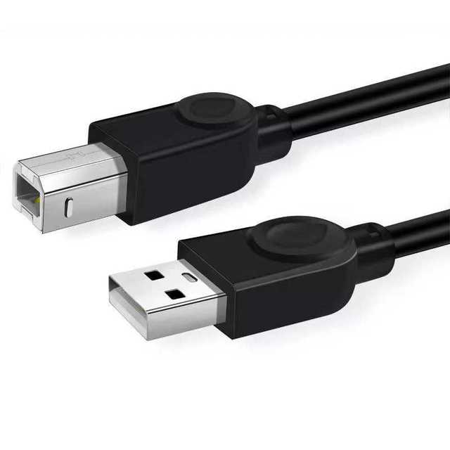 KINGGARD 1.5/1.8/3/5/10m USB a to B Black Fast Transfer USB 2.0 Pure Copper Printer Cable