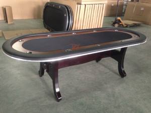 Vendita in fabbrica tavolo da Poker professionale da tavolo da Poker 10 posti di alta qualità da tavolo Poker personalizzato Blackjack - Product Image 4