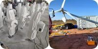Kit de turbine solaire et éolienne hors réseau 5KW pour système de production d'énergie éolienne domestique