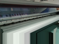 Imprimante jet d'encre automatique à double tête DX7 CMYK Roland XF640 2013 d'occasion, 1,5 m, à solvant écologique, pour sublimation, rouleau à rouleau