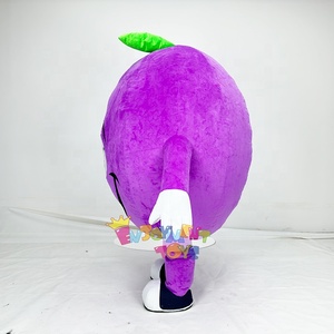 Ventas en línea Nuevo <span class=keywords><strong>disfraz</strong></span> de Mascota de <span class=keywords><strong>uva</strong></span> púrpura inflable <span class=keywords><strong>Disfraz</strong></span> de Mascota de dibujos animados de frutas y verduras Muñeca de acción - Product Image 2