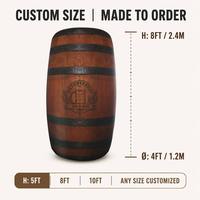 Fût à bière gonflable géant en PVC, fût à bière personnalisé avec logo publicitaire, gonflable pour festival de la bière, bar, pub, promotion, décoration