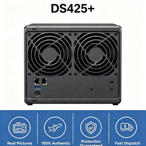 Serveur NAS tour 4 baies Synology DS425+ avec processeur Intel Celeron J4125, double cache M.2, LAN 2.5G, <span class=keywords><strong>stockage</strong></span> sans disques pour revendeurs IT et petites entreprises - Product Image 3