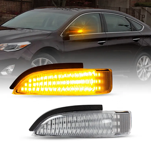 Clignotants dynamiques à LED pour rétroviseurs, feux de signalisation pour <span class=keywords><strong>Toyota</strong></span> AURIS AQUA, accessoires d'éclairage - Product Image 2