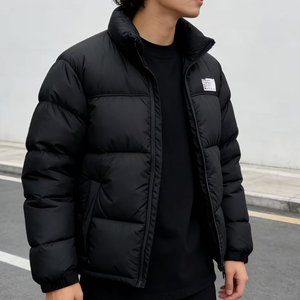 Veste courte d'hiver pour femme The Jacket For <span class=keywords><strong>North</strong></span> City Boying - Doudoune à capuche coupe-vent respirante et moelleuse avec logo imprimé, chaude et au toucher doux - Product Image 4
