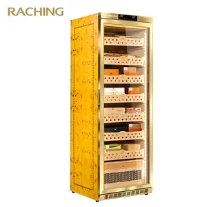 Raching mon3800a điện tử Cigar Humidor 1800 cái công suất chính xác độ ẩm kiểm soát xì gà tủ với Tây Ban Nha Cedar