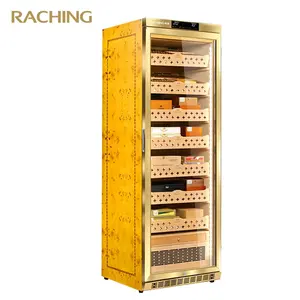 Raching MON3800A Electronic Cigar Humidor 1800pcs Capacity Precise Humidity Controlled Cigar Cabinet With Spanish Cedar