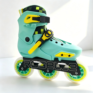 Patins à roulettes en ligne professionnels de haute qualité Feng Quan, patins à roulettes en ligne 100 mm PU, taille réglable, roues 85A <span class=keywords><strong>HR</strong></span> - Product Image 3