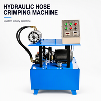 Machine de sertissage automatique électrique hydraulique pour tubes PPR PEX, à commande par écran tactile, avec option tête simple ou double