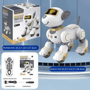 Perro robot inteligente con IA para enseñanza en varios idiomas, juguete para niños con control remoto, perro programable - Product Image 3