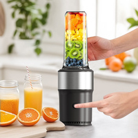 Blender de voyage électrique 650 ml, bouteille sans BPA, presse-agrumes portable, blender sportif avec double gobelet