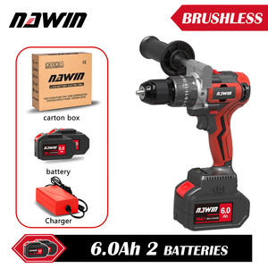 Perceuse à percussion électrique sans fil NAWIN 20V à couple élevé pour le béton, le perçage sur glace pour la pêche, grande capacité de batterie 13mm - Product Image 6