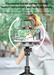 Ulanzi MT-38 Có Thể Mở Rộng Tripod Ảnh Tự Sướng Stick Cho iPhone 13 Pro Max Có Thể Gập Lại <span class=keywords><strong>Mini</strong></span> Cầm Tay <span class=keywords><strong>Monopod</strong></span> Cho Gopro 10 9 8 Hành Động Máy Ảnh - Product Image 3