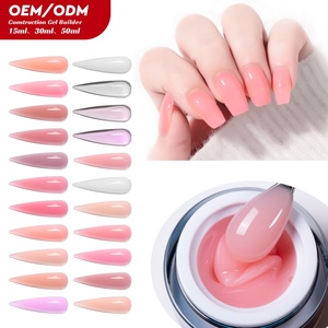 JTING Juego de Esmaltes de Gel para Uñas, en Frascos Negros Únicos de 15ml, 30ml y 50ml, 22 Colores, Gel Constructor para Extensiones de Uñas, OEM, ODM, Marca Privada - Product Image 3