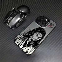 Coque de Téléphone Vagabond Japonaise Tendance pour 15 14 13 12 11 Pro X XR XS Max 8 7 Plus, Housse Arrière Mate Antichoc Couleur Bonbon