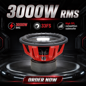Subwoofer Universal de 3000W RMS, 15, 10 y 12 Pulgadas, 360Oz, Bobina de Voz de Cobre de 4 Pulgadas, 92dB, 35 HZ, Alto SPL, para Autos, Compatible con <span class=keywords><strong>JBL</strong></span> OEM - Product Image 1