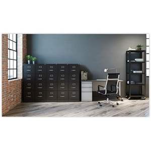 Alera HVF152652BL Classeur vertical économique à 4 tiroirs pour dossiers de format lettre 15 po x 26,5 po x 52 po Noir - Product Image 2