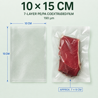 Sacs sous vide pour affinage du fromage, haute barrière, qualité alimentaire, protection contre la congélation, réutilisables, hermétiques, transparents, robustes, en rouleau