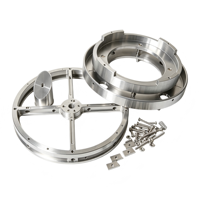 Kit de cellule de miroir primaire pour télescope newtonien usiné sur mesure par CNC, support d'araignée pour miroir secondaire de réflecteur astronomique
