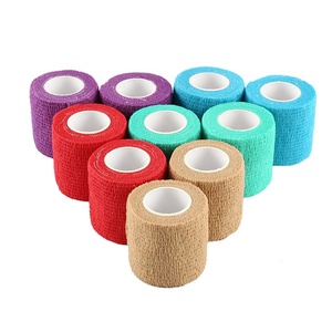 Cinta de <span class=keywords><strong>vendaje</strong></span> autoadhesiva cohesiva elástica deportiva colorida de alta calidad de fábrica - Product Image 3