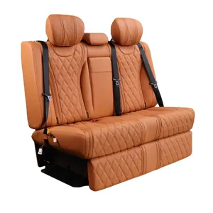 Modificación de coche asiento de pasajero trasero asiento de Banco de sofá de 3 plazas para Mercedes Sprinter V Class Metris plano en cama asiento de Banco trasero