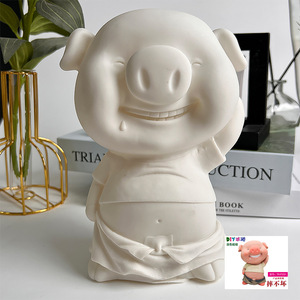 Kit de peinture pour enfants-Poupée et <span class=keywords><strong>tirelire</strong></span> de style propre Figurines en vinyle résine et plâtre Toile Cadeau moyen pour artistes - Product Image 3