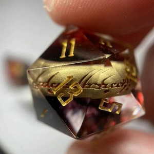 Bán Buôn Tùy Chỉnh Khắc Nhựa Dice Set 7-Trong-<span class=keywords><strong>1</strong></span> Đa Diện D20 Cho Dungeon Và Dragons RPG Dice Cho Dm Và Người Chơi - Product Image 4