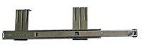 Plateau pour clavier d'ordinateur de bureau, à deux volets, avec roulement à billes, en acier laminé à froid, rail coulissant pour clavier d'ordinateur