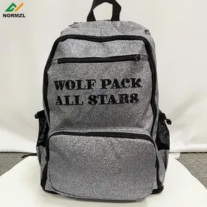 Normzl Customize Cheerleading Backpack Cheer Uniform Garment Bag Glitter Rhinestone Cheer Bag Wholesale