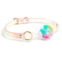 Articles pour adultes, Jouets sexuels SM, Boule de bouche colorée Q Jelly, Bondage SM, Conditionnement pour couples, Flirt, Produits sexuels