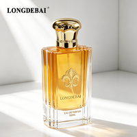 Nouvelle Arrivée 2026 – Flacon de Parfum Homme Vide en Verre Transparent Rectangulaire à Sertir 30ml 50ml 100ml avec Bouchon Zamac Doré