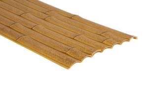 टिकाऊ hdpe कृत्रिम प्लास्टिक बांस पैनल या विला आउटडोर वाटरप्रूफ बांस बाड़ पैनल स्टाइलिश बाड़ लगाने के लिए स्टाइलिश बाड़ लगाने के लिए - Product Image 6