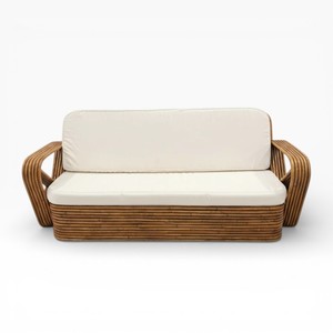 Sofá de Mimbre y Ratán Hecho a Mano, Asiento de Ratán Natural, Sofá para Interiores y Exteriores, Muebles de Jardín y Patio - Product Image 4