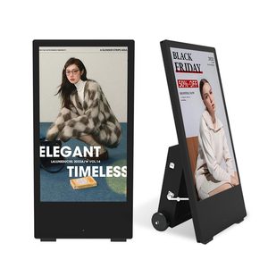 Xách tay 43-inch Độ sáng cao <span class=keywords><strong>LCD</strong></span> Áp phích quảng cáo hiển thị <span class=keywords><strong>IP65</strong></span> pin không thấm nước Powered 2000nits cho trung tâm mua sắm - Product Image 1