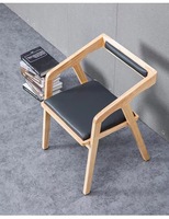 Chaise de salle à manger en bois massif de couleur noyer, de haute qualité, au meilleur prix de gros, DISHI