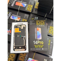Écran OLED souple NID pour iPhone 14 Pro Max, assemblage 1,1 mm avec cadre, fenêtre 1:1, taux de rafraîchissement 120 Hz