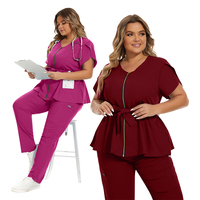 Ensemble de blouses médicales pour femmes, personnalisées par le fabricant, confortables, ajustables, tendance, 2026