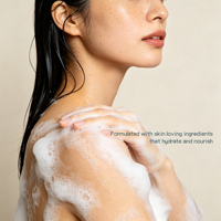 Gel douche hydratant végétalien personnalisé OEM ODM sous marque privée, sans parabène ni phtalate, à la noix de coco
