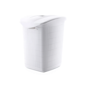 Porta biancheria <b>plastica</b> riciclata (36Lt) DOMUS HOME COLLECTION Bianco 90900 - Product Image 2