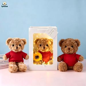 Orsetto di peluche riccio OEM ODM del produttore con magliette multicolore <span class=keywords><strong>e</strong></span> stampa logo personalizzata, giocattolo di peluche all'ingrosso, regalo CPC - Product Image 6