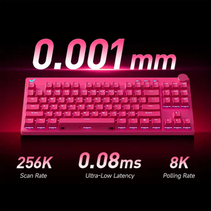 Clavier de jeu MCHOSE MiX 87 à effet Hall, taux de polling 8K, déclenchement rapide 0,001 mm, faible latence 0,08 ms, clavier mécanique à échange à chaud - Product Image 2