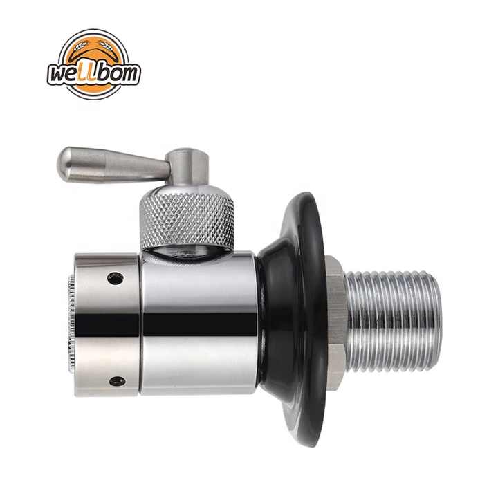 Craft Beer Faucet Flow Control Adapter,Homebrew Beer Tap Faucets Flow/Foam Control Valve Adapter