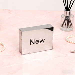 Marqueur d'affichage au détail de finition de miroir de signe de nouveauté d'acier inoxydable pour le merchandising de vêtements et de boutique - Product Image 2