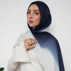 Haute Qualité Respirant Airflow Modal Hijab Écharpe pour Femmes Nouveau Design Vela Motif Floral Logo Personnalisable Imprimé Toutes Saisons - Product Image 1