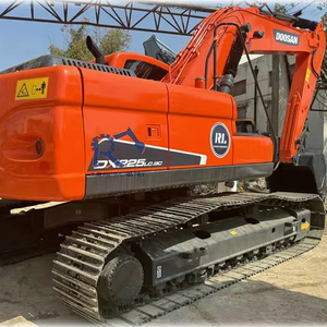 Excavatrice sur pneus Doosan DX225LC 23 tonnes d'occasion pour carrière et construction, origine Corée, modèle 2024, composant moteur principal, excellent état, garantie 1 an - Product Image 3