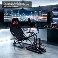GY018-2 OEM ODM Cockpit de simulation de course pliable pour la maison, compatible avec Logitech G25, G27, G29, G920, PXN, MOZA