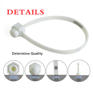 Tamper hiển nhiên cao an ninh Con dấu nhựa dùng một lần an ninh con dấu với mã vạch - Product Image 3