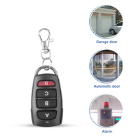 433MHZ Télécommande de porte de garage 4 canaux Ouvre-porte Télécommande Duplicateur Clone Code fixe