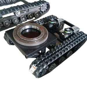 Châssis de micro-excavatrice sur chenilles en caoutchouc avec moteur et structure renforcée - Product Image 4